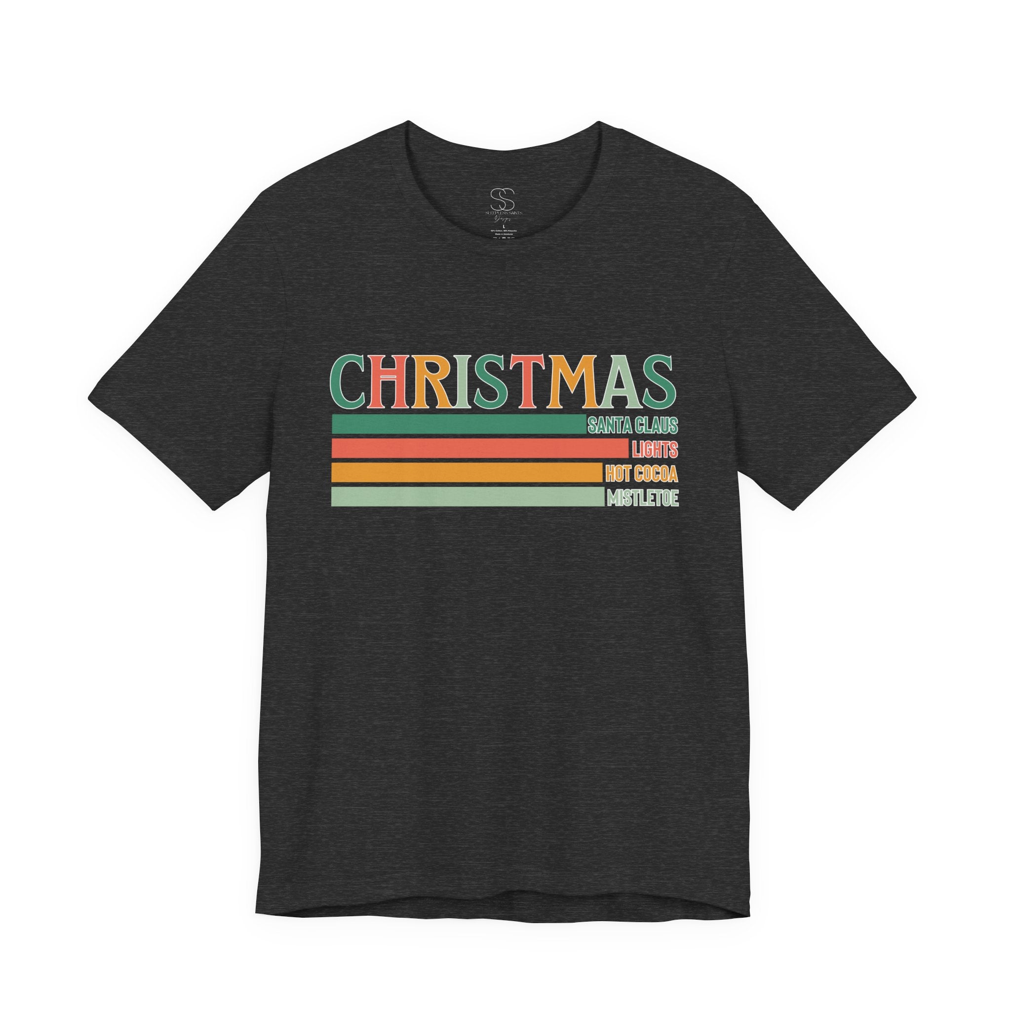 Christmas Words Unisex Jersey Tee