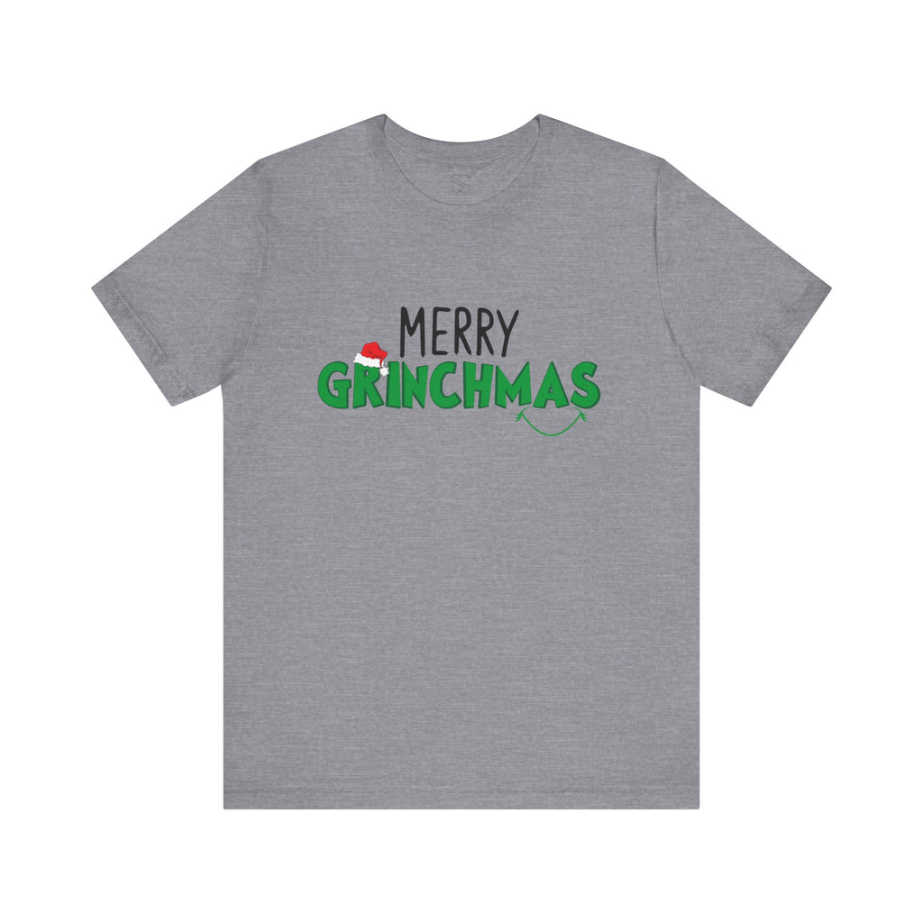 Merry Grinchmas Tee - Unisex Short Sleeve Christmas Shirt