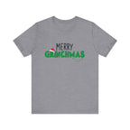 Merry Grinchmas Tee - Unisex Short Sleeve Christmas Shirt