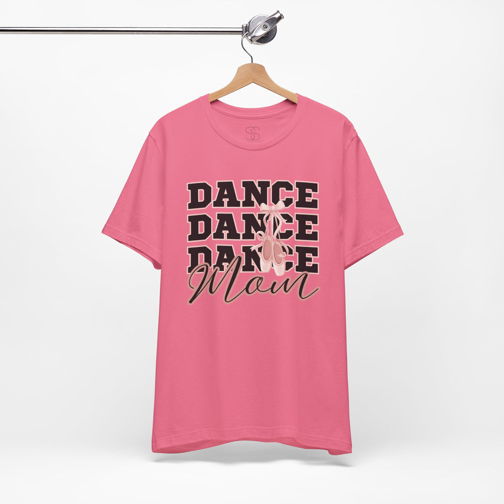 Dance Mom T‑Shirt — Pink Ballet Silhouette Tee