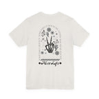 Mom Life Tee — Floral Skeleton Hand Graphic Motherhood T‑Shirt