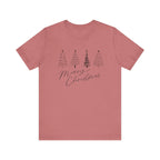 Merry Christmas Minimal Tree Tee