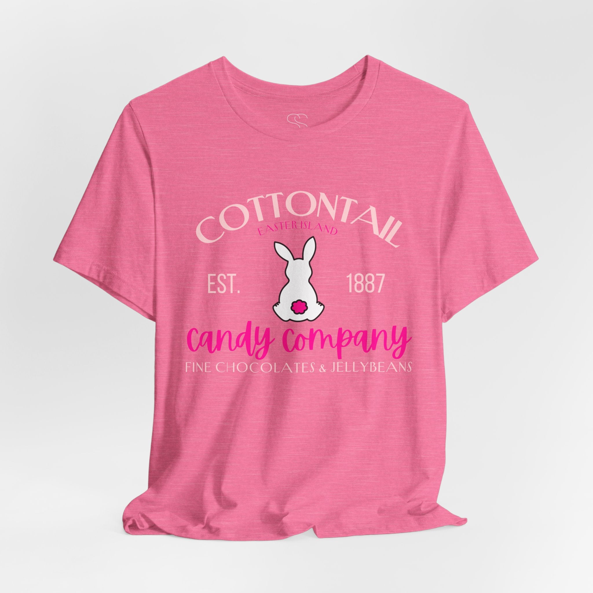 Cottontail Candy Company Tee – Cute Bunny Vintage Candy Shop Shirt
