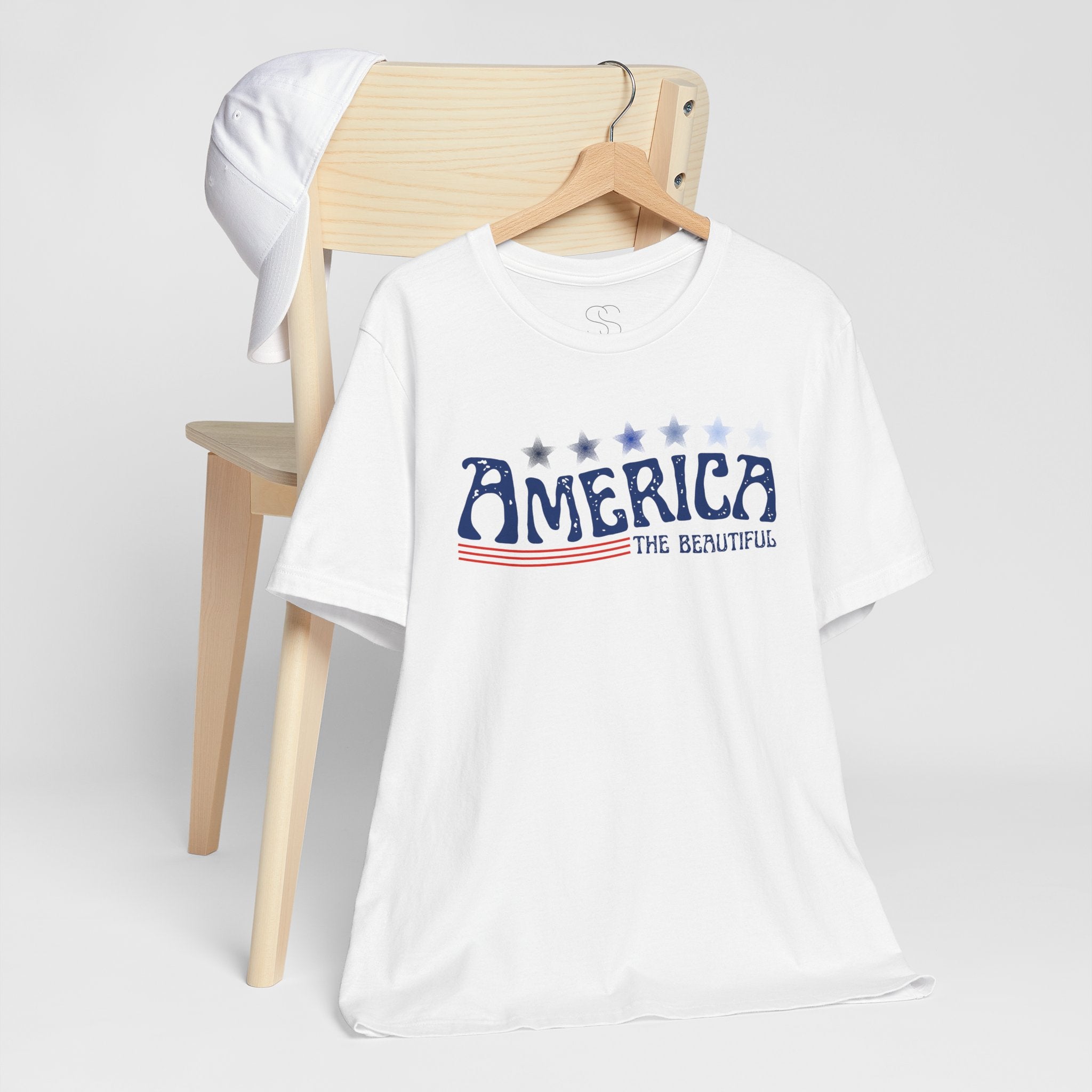America The Beautiful T-Shirt - Patriotic 4th of July Tee