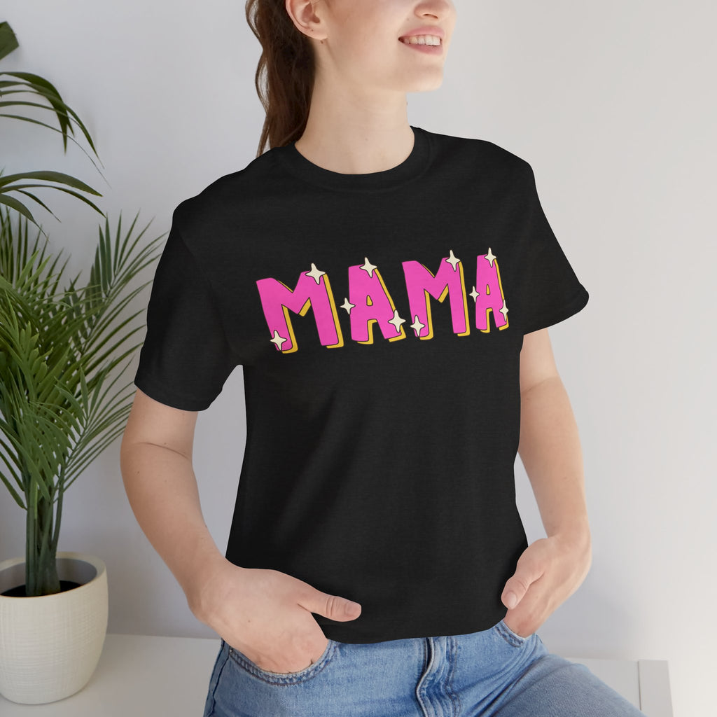 Mama Pink T-Shirt — Cute 'MAMA' Graphic Tee