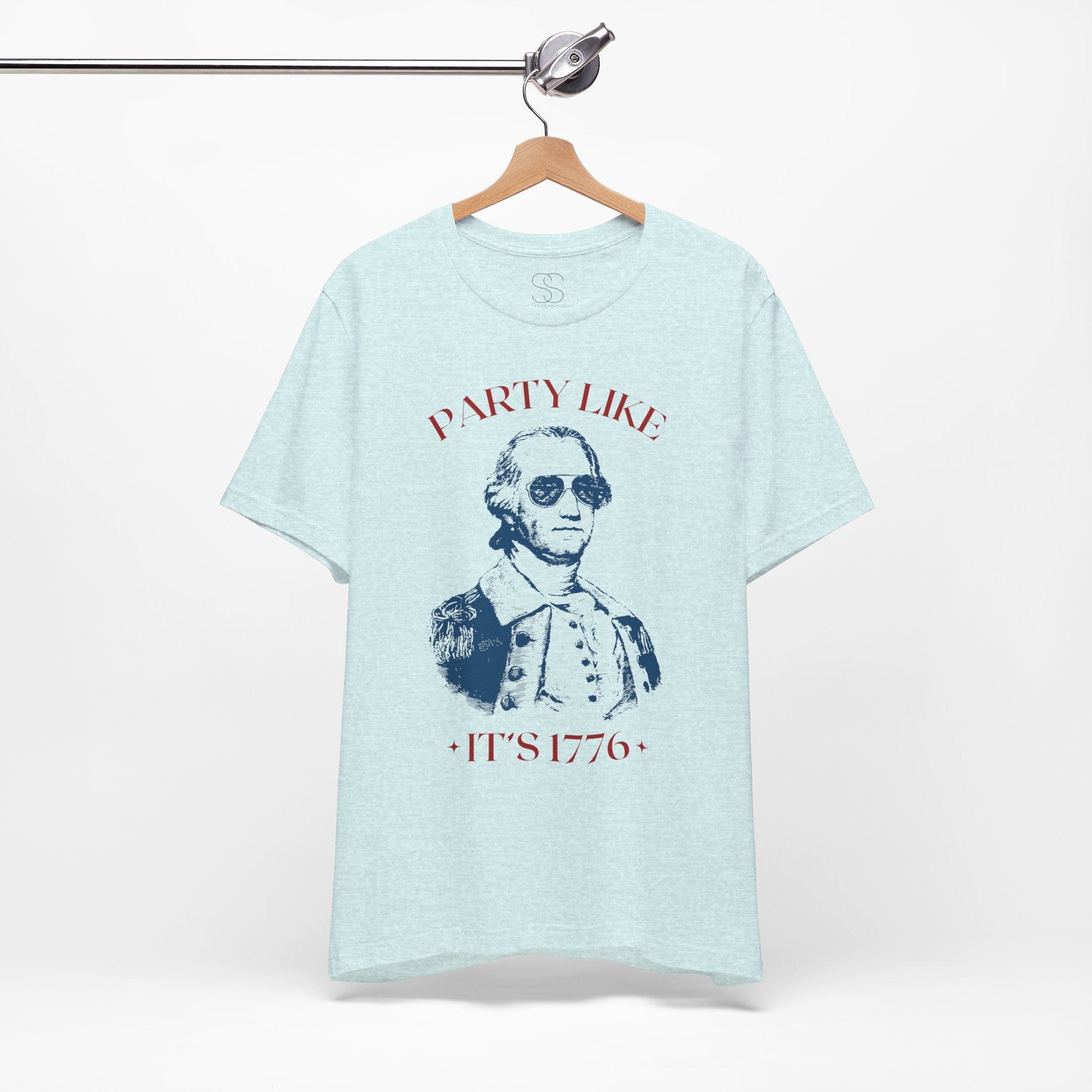 Party Like It’s 1776 T-Shirt - Patriotic George Washington Fourth of July Tee