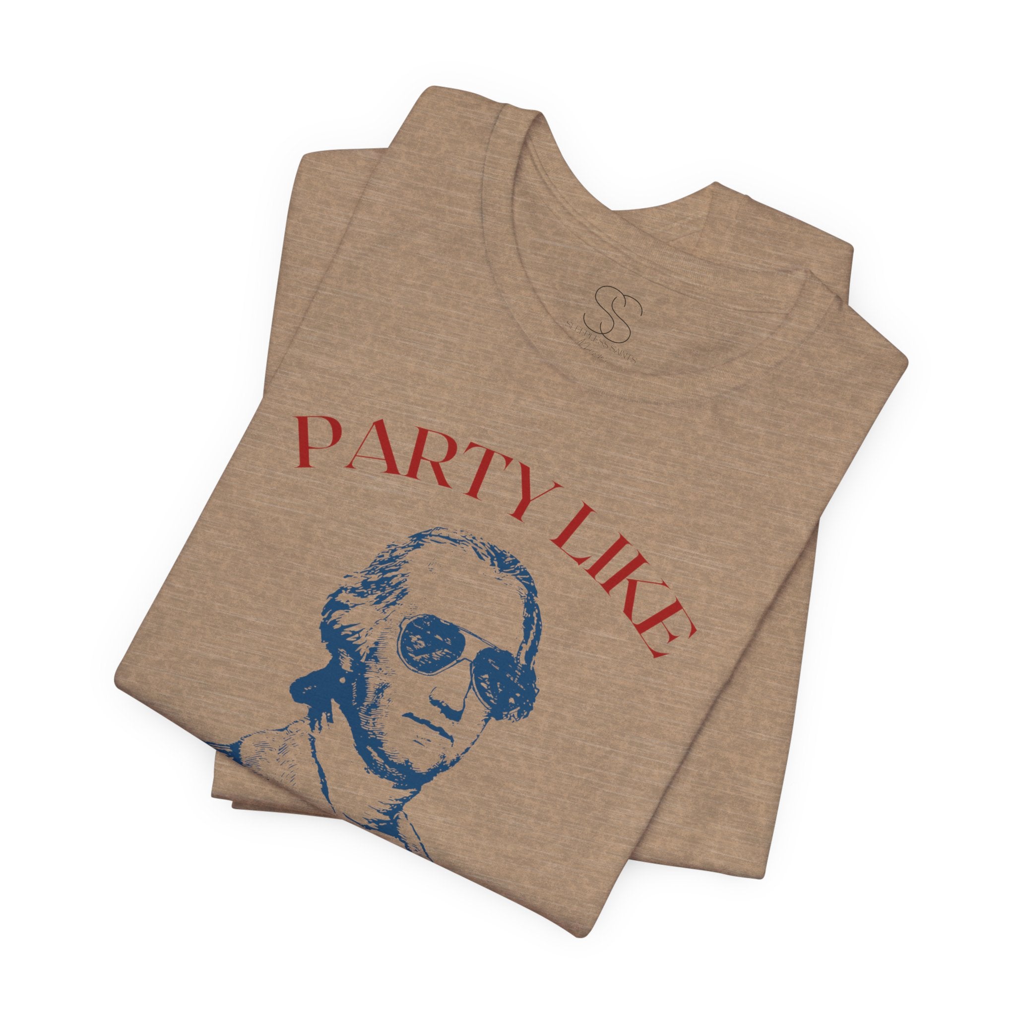 Party Like It’s 1776 T-Shirt - Patriotic George Washington Fourth of July Tee