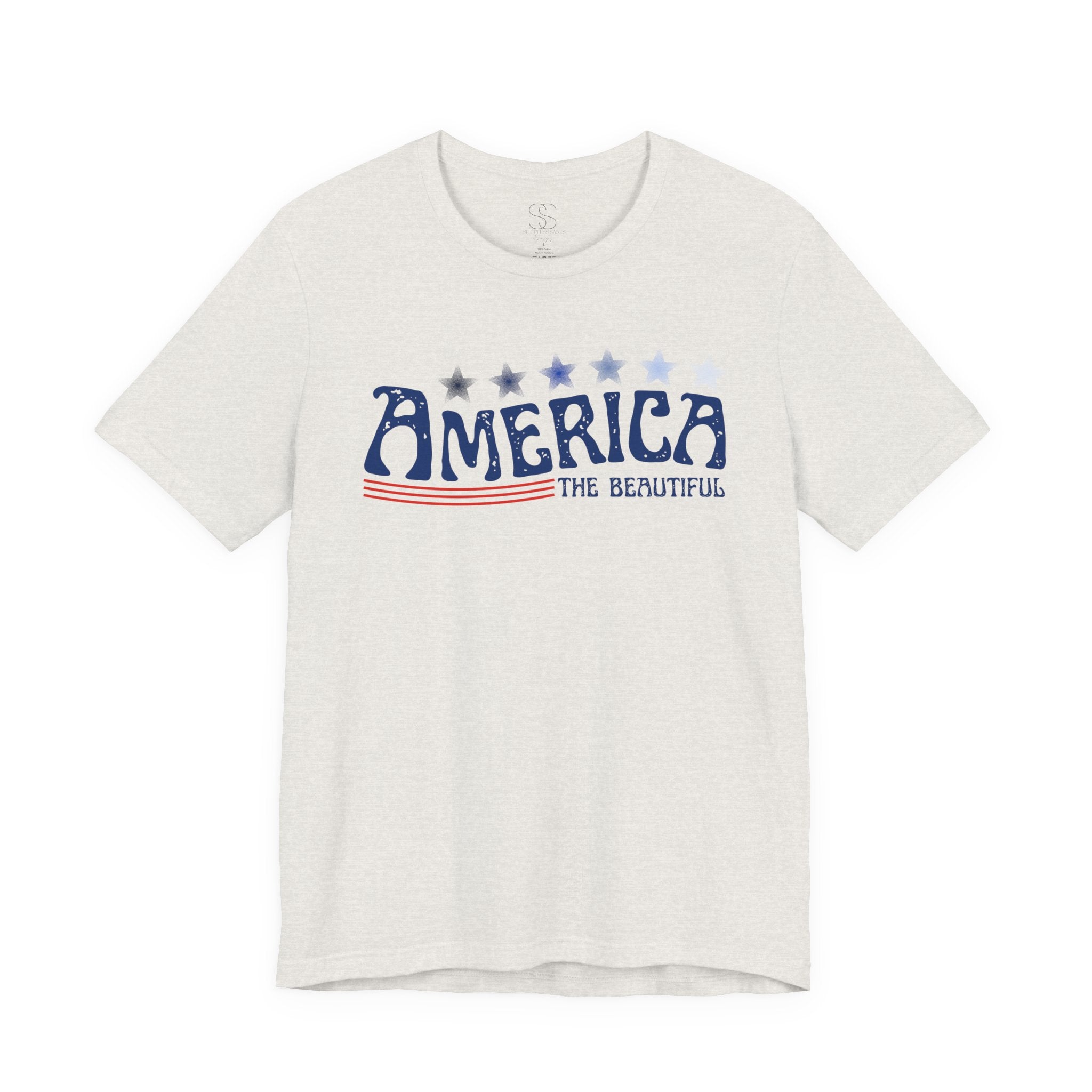 America The Beautiful T-Shirt - Patriotic 4th of July Tee