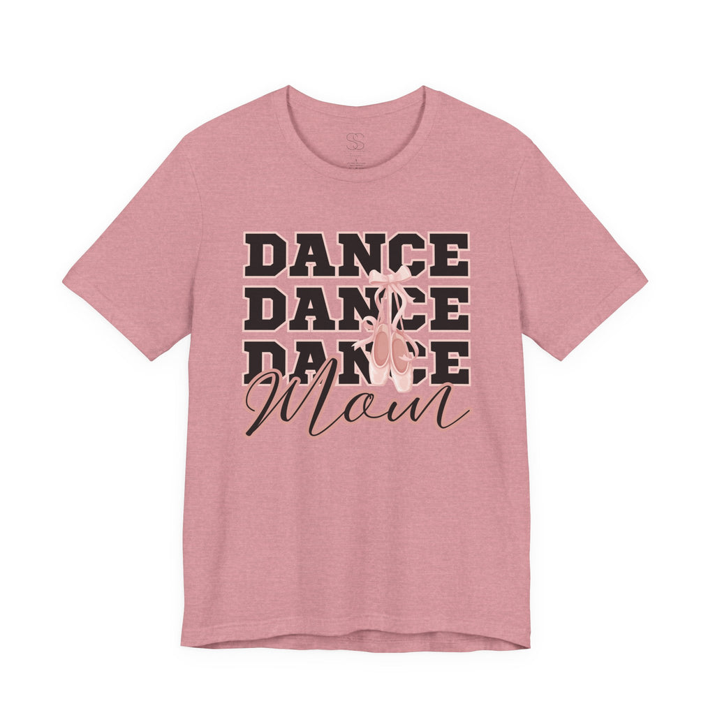 Dance Mom T‑Shirt — Pink Ballet Silhouette Tee