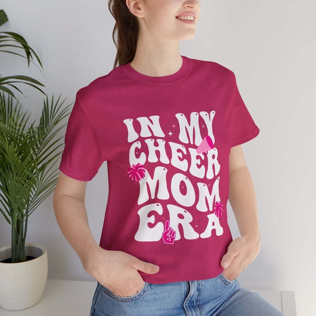 Cheer Mom Era T-Shirt – "In My Cheer Mom Era" Pom-Pom Tee