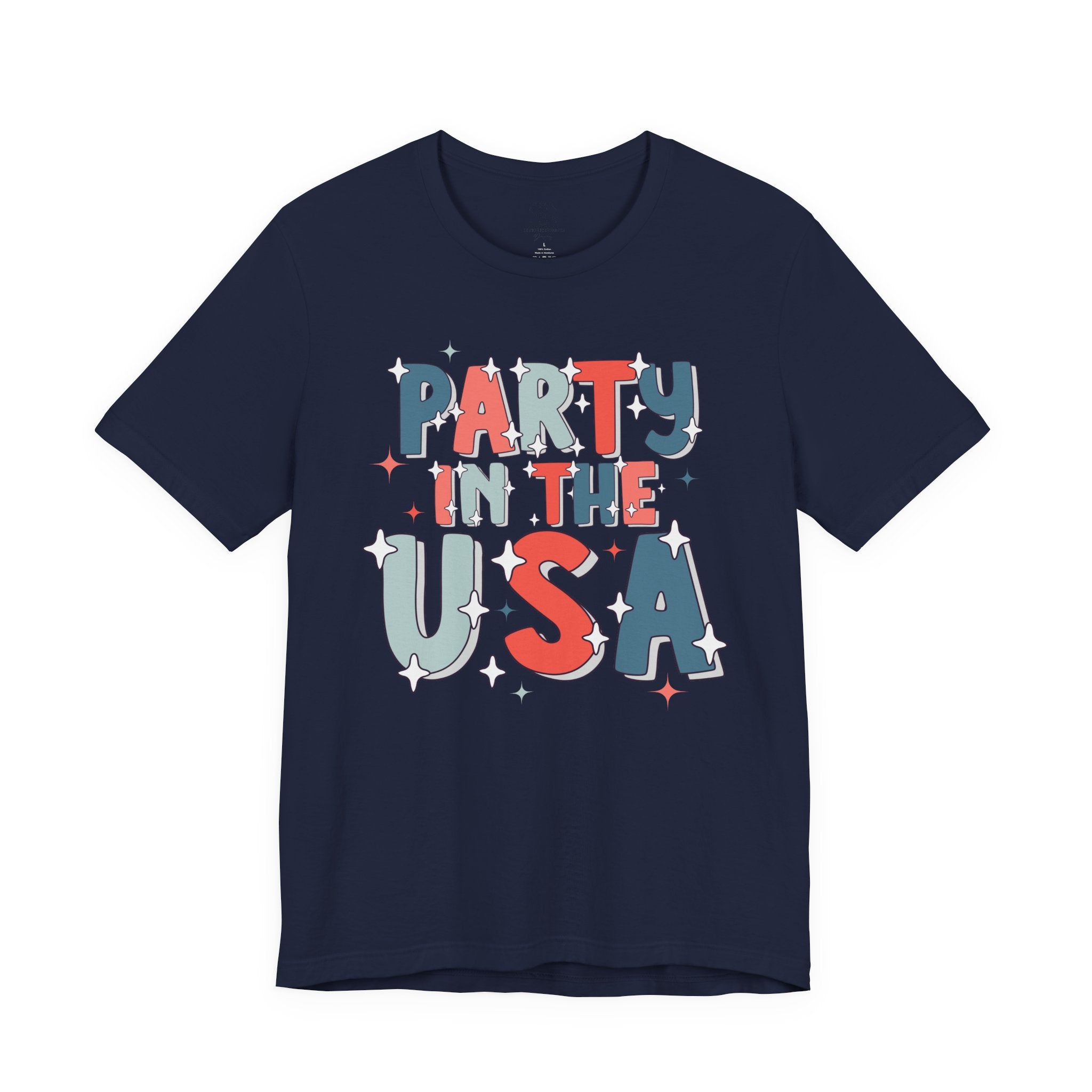 Party in the USA T-Shirt - Patriotic Fourth of July Graphic Tee