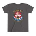 Jadran Junior Tamburitzans Kid Shirt - Tan Lettering & Serbian