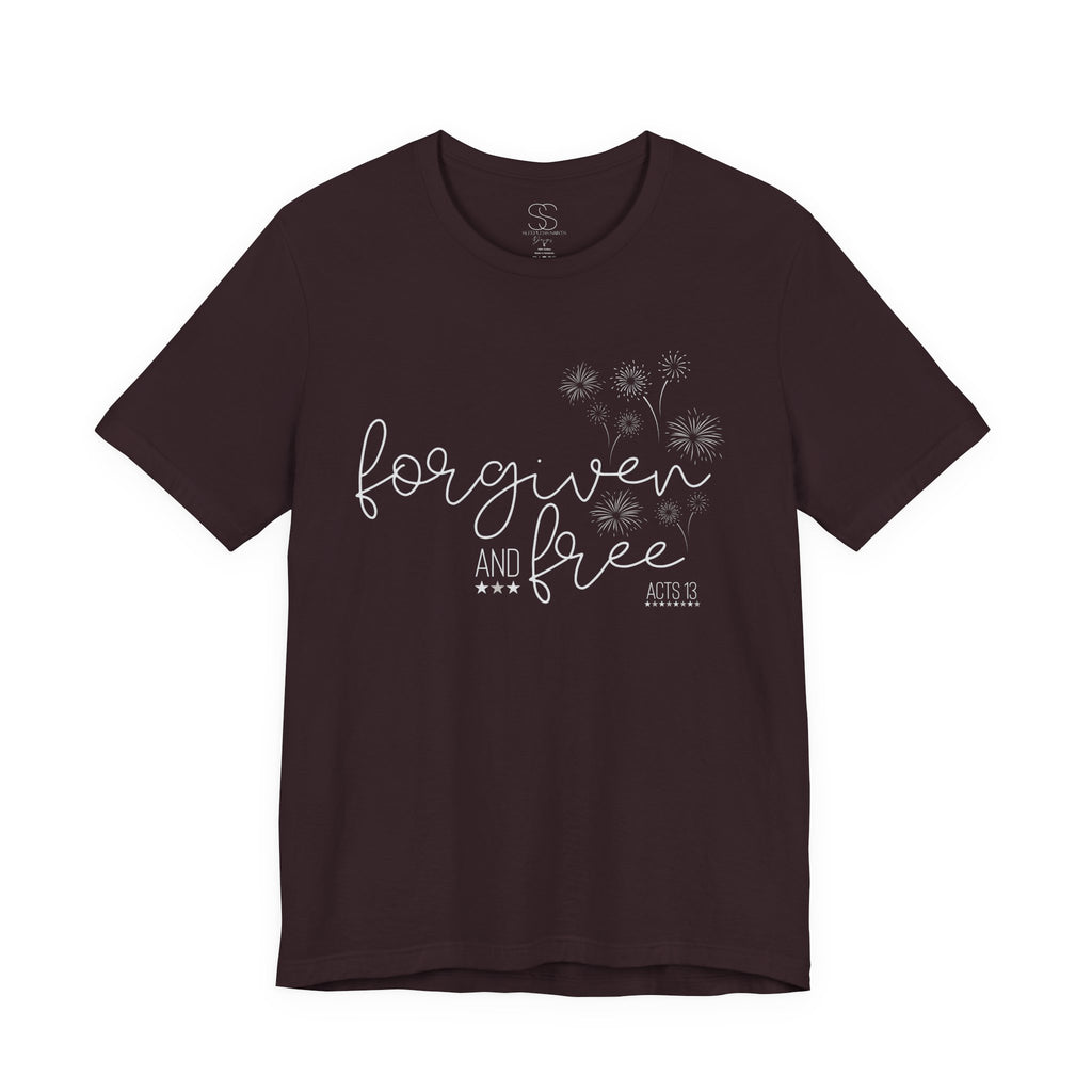 Forgiven and Free T-Shirt - Christian Faith Tee (Acts 13)