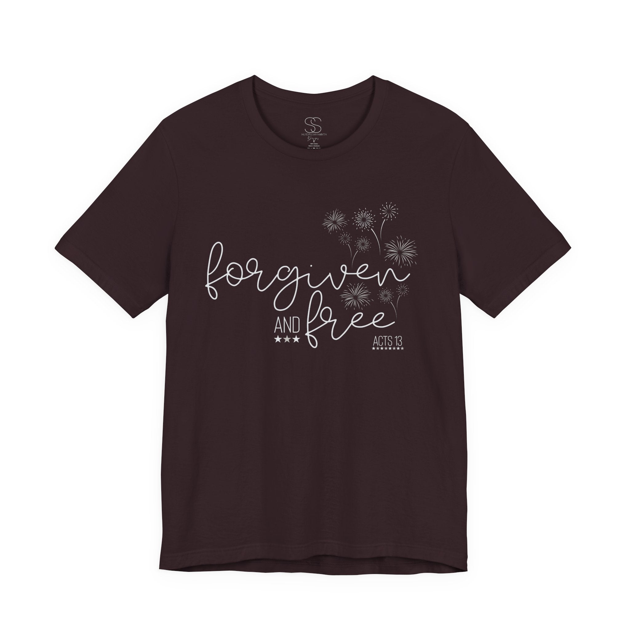 Forgiven and Free T-Shirt - Christian Faith Tee (Acts 13)