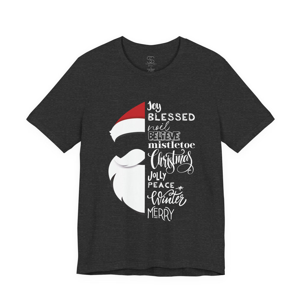 Christmas Santa Word Holiday T-Shirt