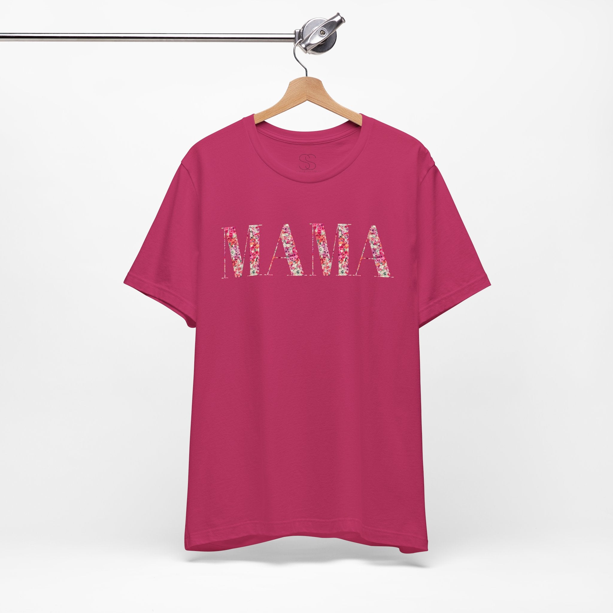 Mama Floral Tee — Women's Mother's Day Cotton T‑Shirt