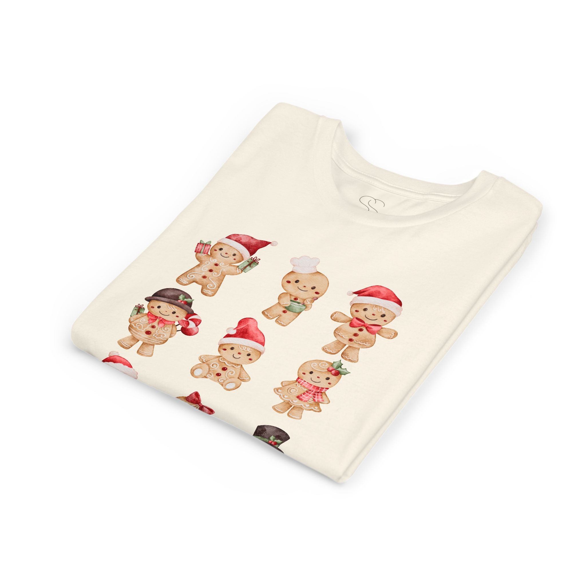 Kids Gingerbread Friends Holiday Tee