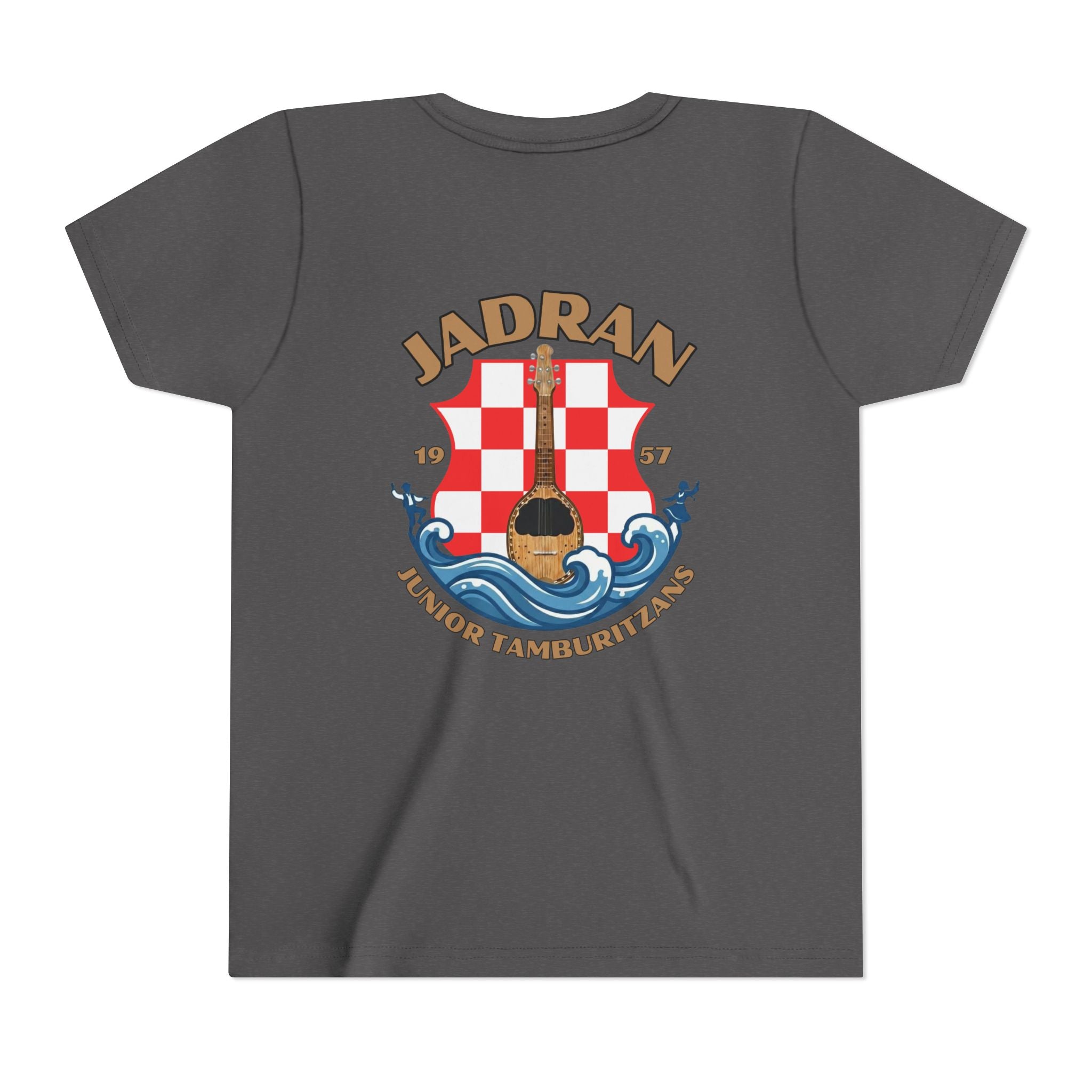 Jadran Junior Tamburitzans Kid Shirt - Tan Lettering