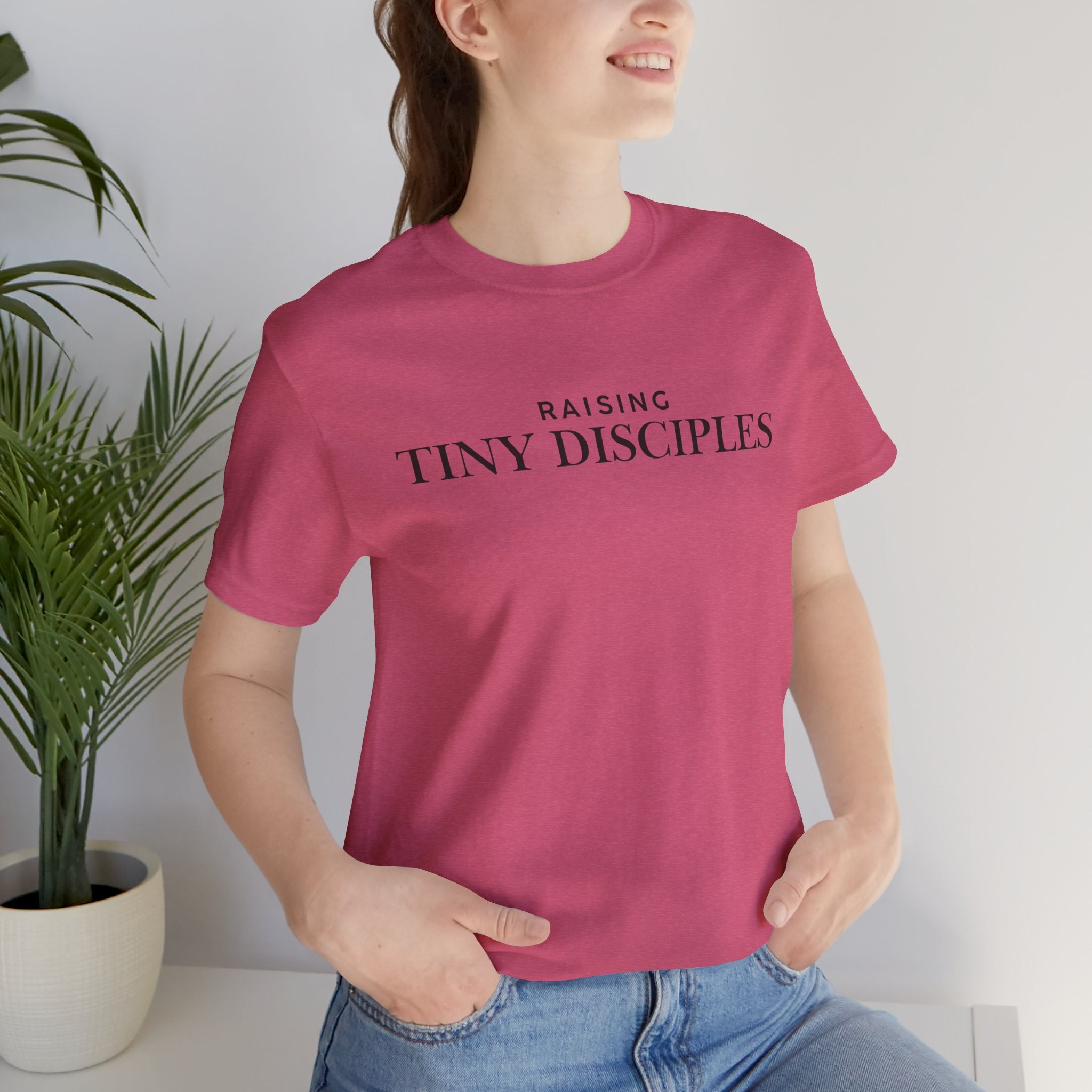 Raising Tiny Disciples T-Shirt — Christian Moms Ministry Tee