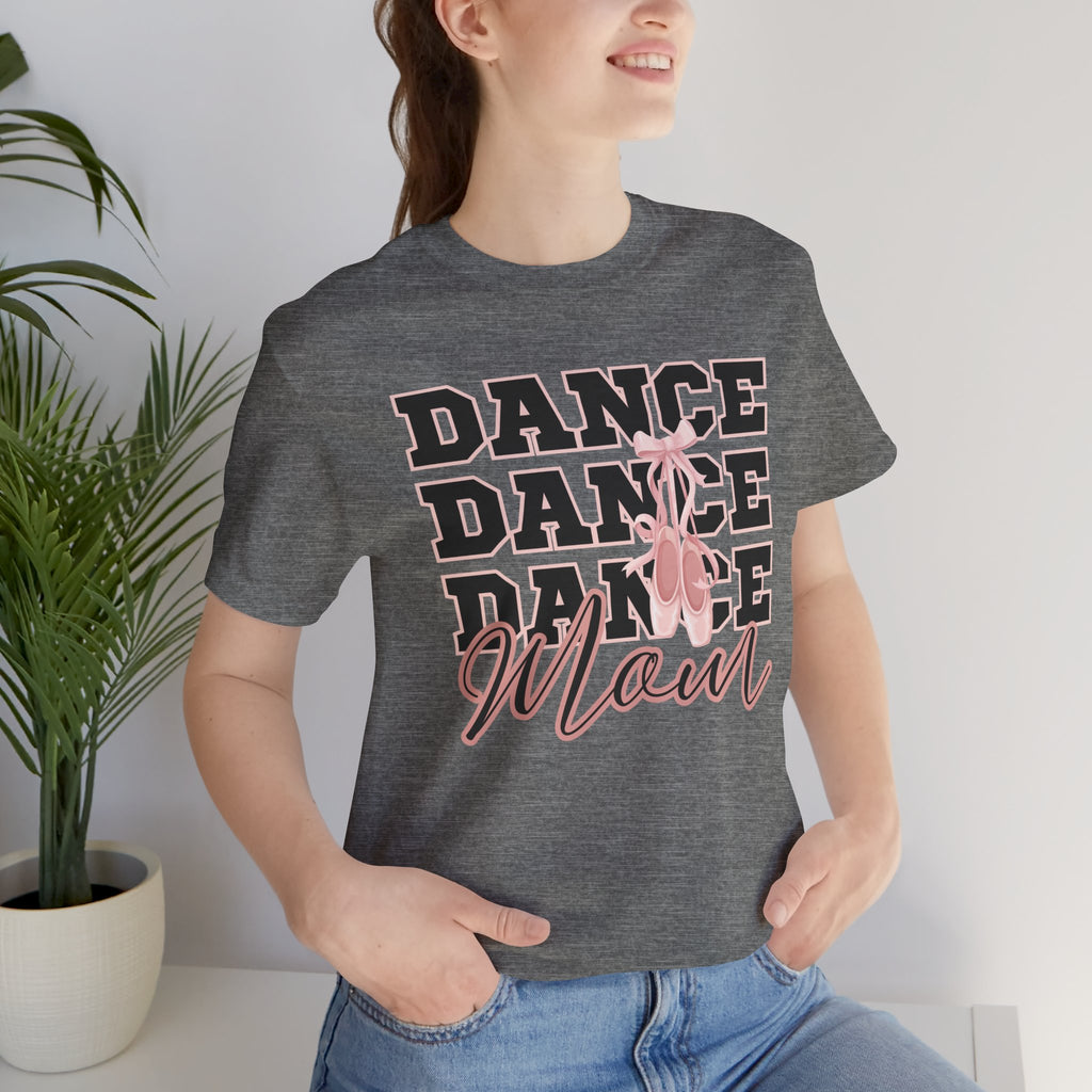 Dance Mom T‑Shirt — Pink Ballet Silhouette Tee