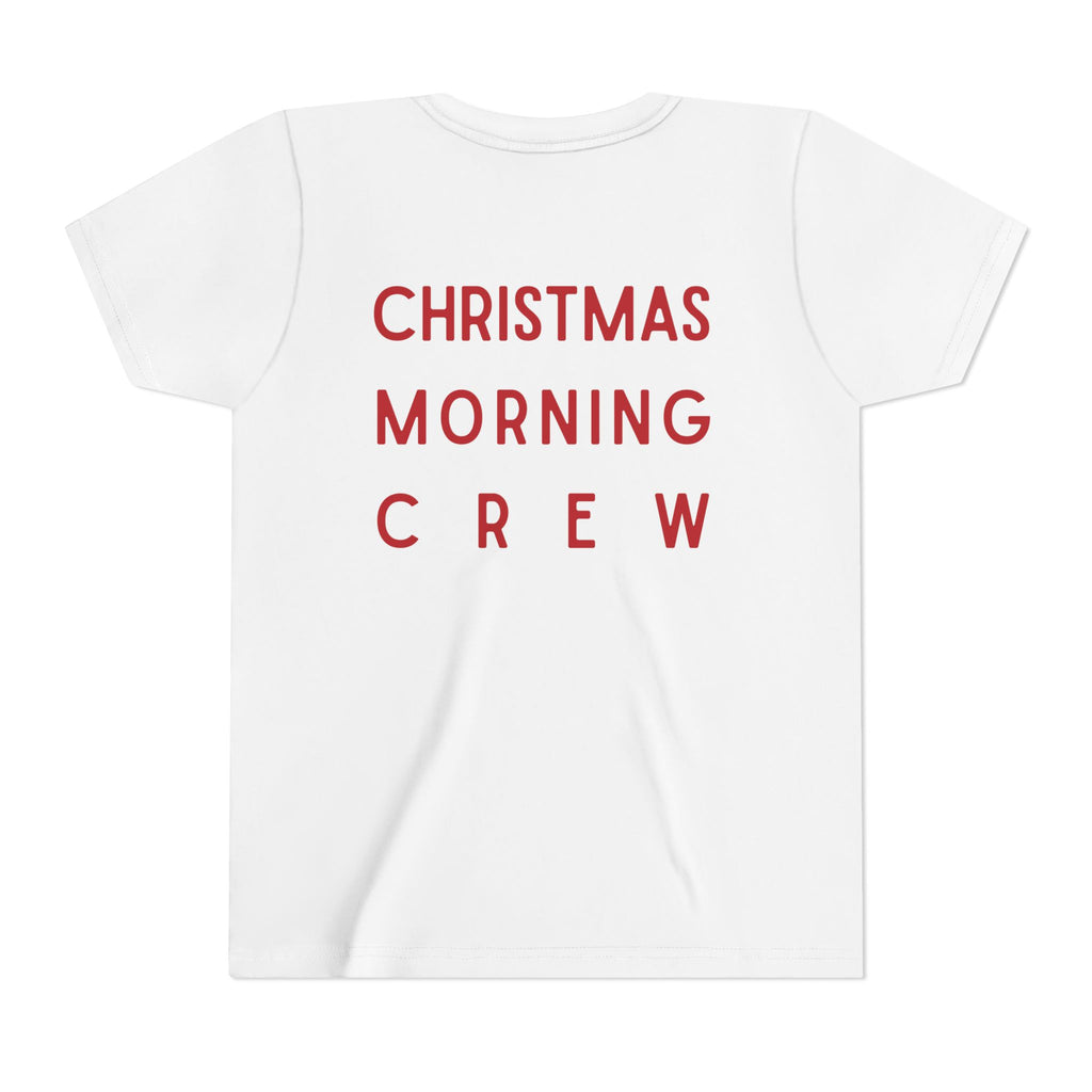 Youth Tee — "Christmas Morning Crew" Holiday Kids T-Shirt