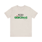 Merry Grinchmas Tee - Unisex Short Sleeve Christmas Shirt