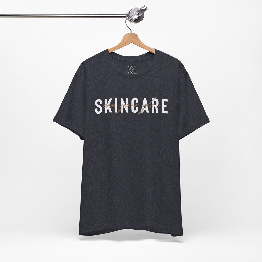 Skincare Graphic Tee — Own Your Glow Script Logo T-Shirt
