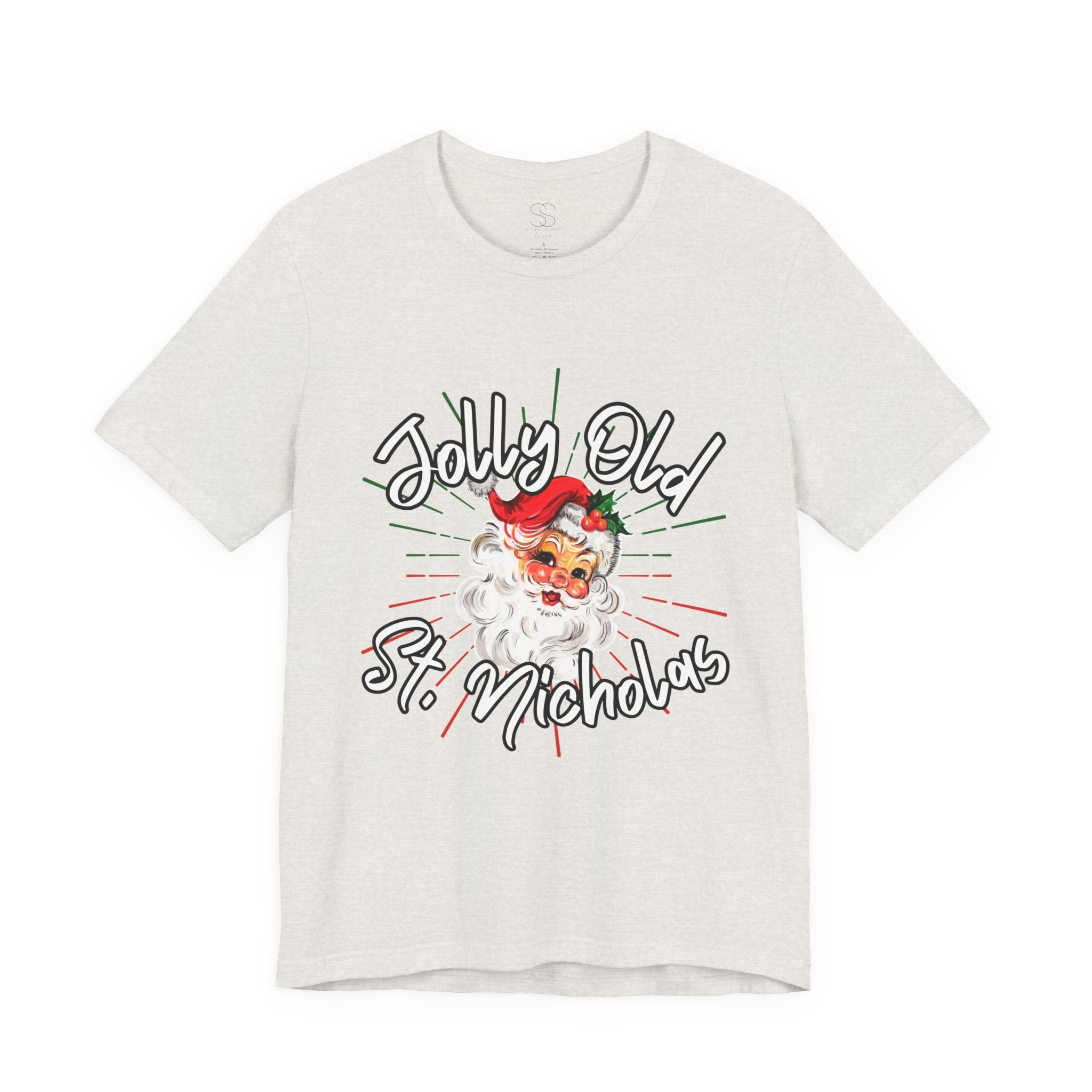Santa Claus Unisex Tee - Jolly Old St Nicholas