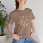 Mama Floral Tee — Modern Minimalist Mother Shirt