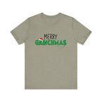 Merry Grinchmas Tee - Unisex Short Sleeve Christmas Shirt
