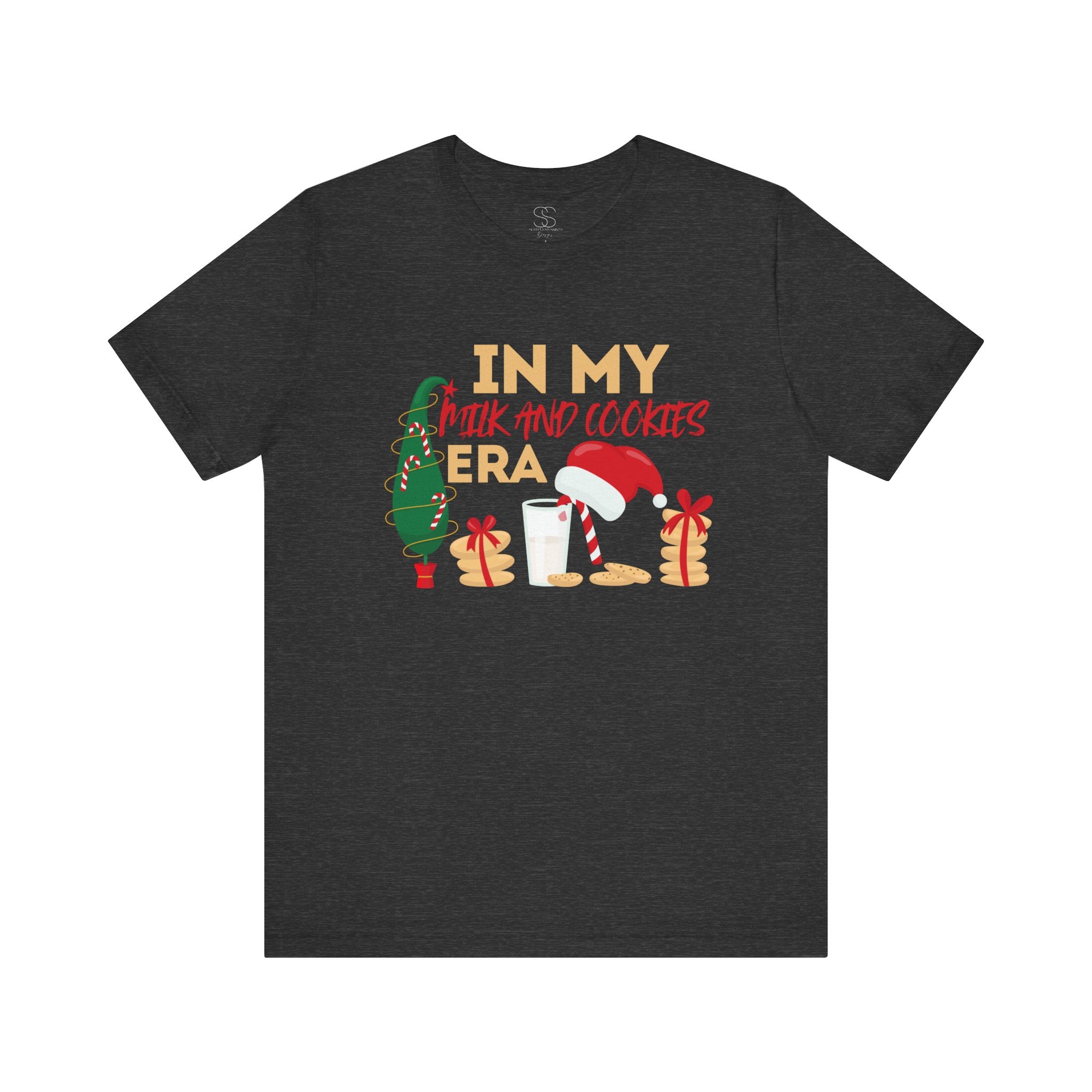 Christmas Cookie & Milk Tee - "In My Milk And Cookies Era" Holiday T‑Shirt