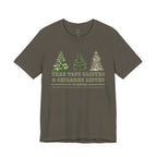 Tree Tops Glisten & Children Listen Holiday Graphic T-Shirt
