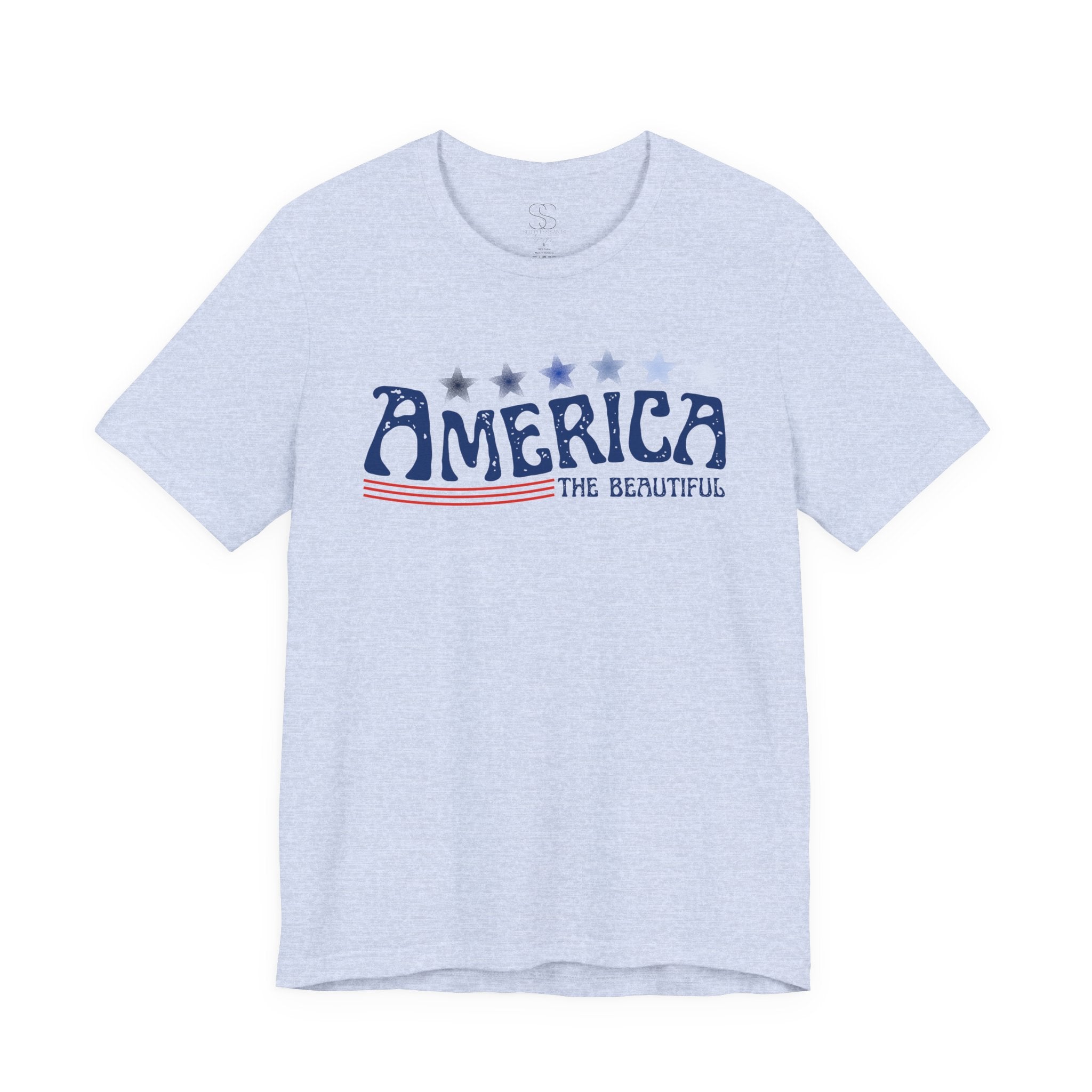 America The Beautiful T-Shirt - Patriotic 4th of July Tee
