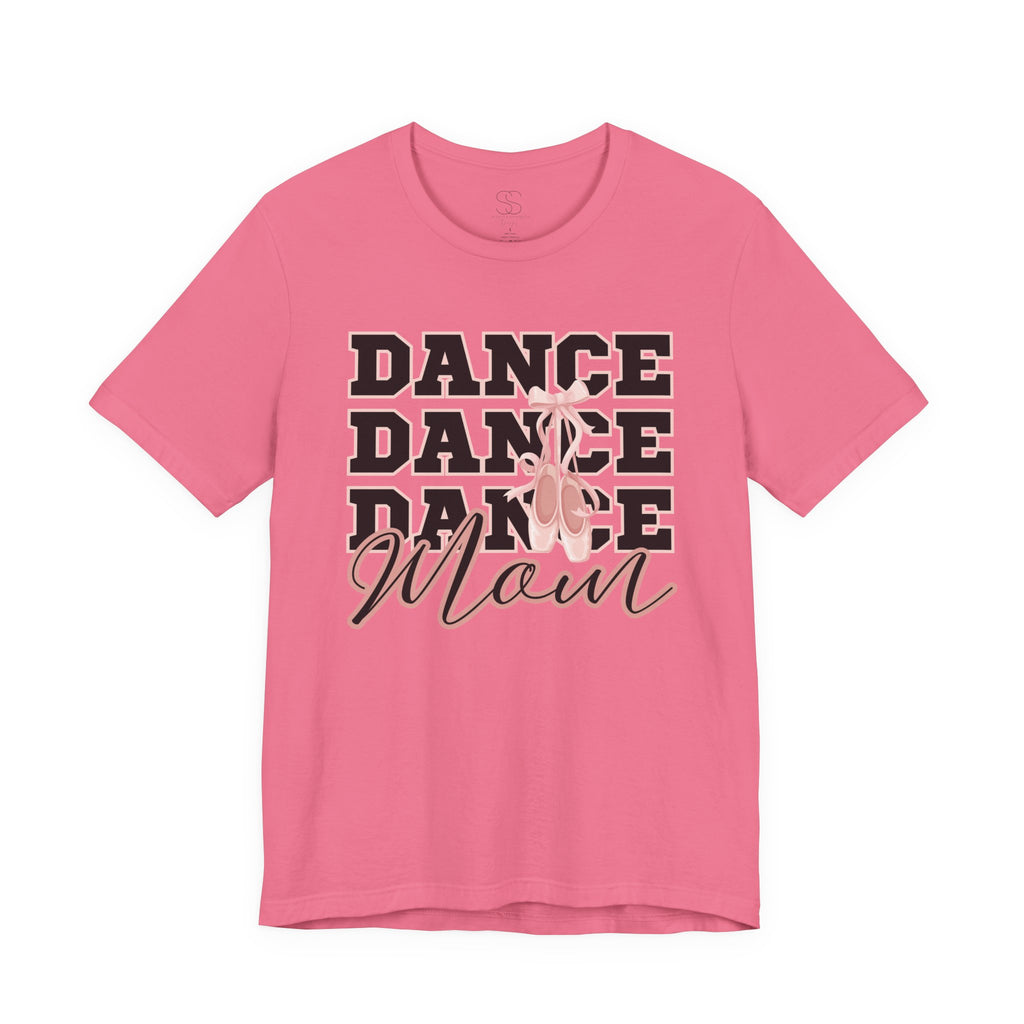 Dance Mom T‑Shirt — Pink Ballet Silhouette Tee