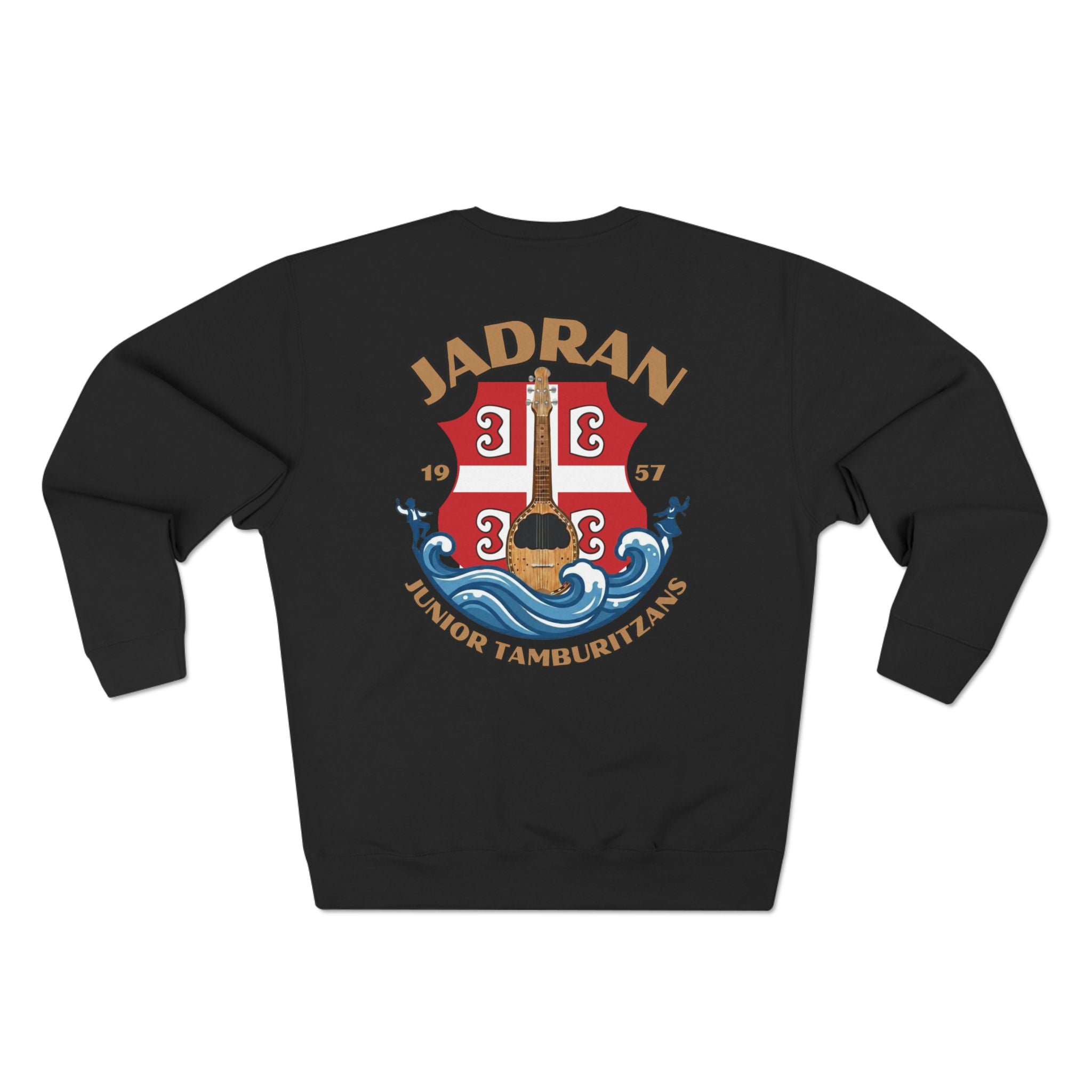 Jadran Junior Tamburitzans Adult Crewneck - Serbian Logo