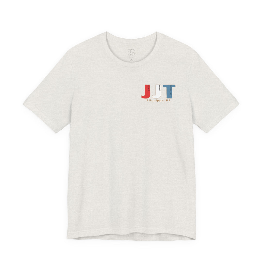 Jadran Junior Tamburitzans Adult T‑Shirt - White and Red Lettering