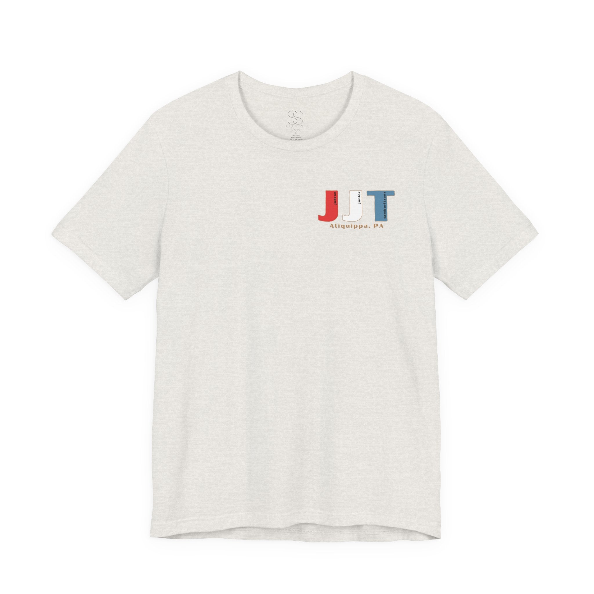 Jadran Junior Tamburitzans Adult T‑Shirt - White and Red Lettering