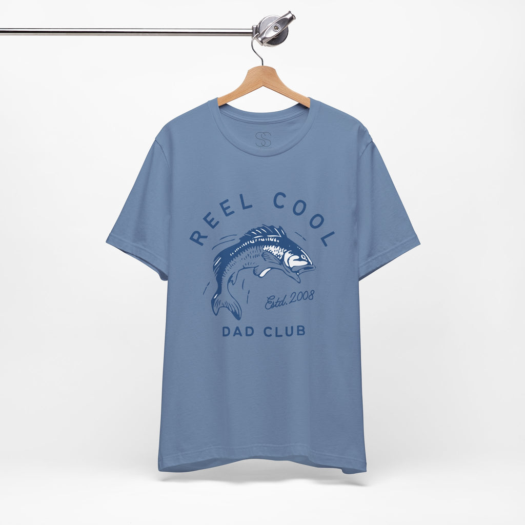 Reel Cool Dad Club Fishing T-Shirt — Established 2008 Graphic Tee