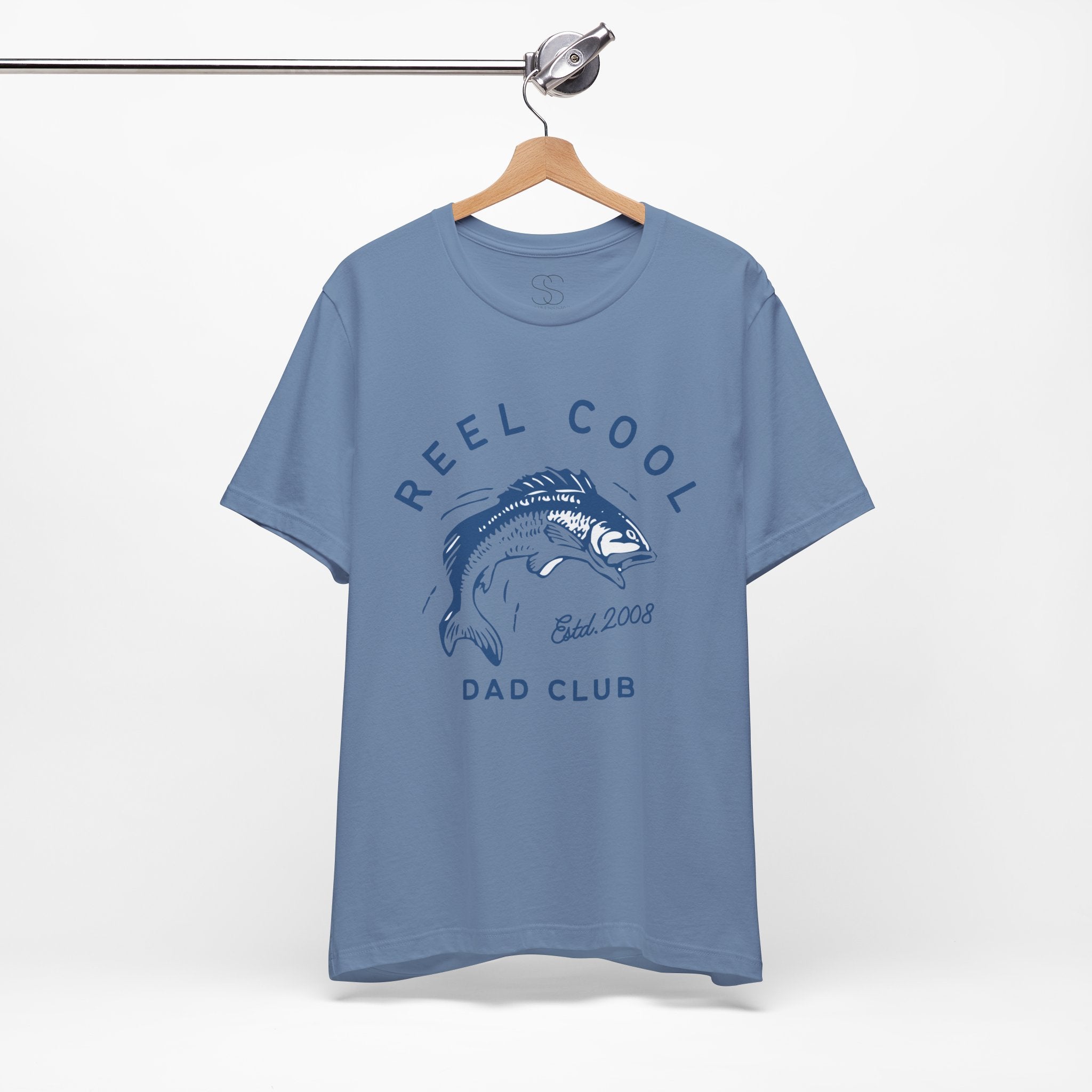 Reel Cool Dad Club Fishing T-Shirt — Established 2008 Graphic Tee