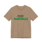 Merry Grinchmas Tee - Unisex Short Sleeve Christmas Shirt