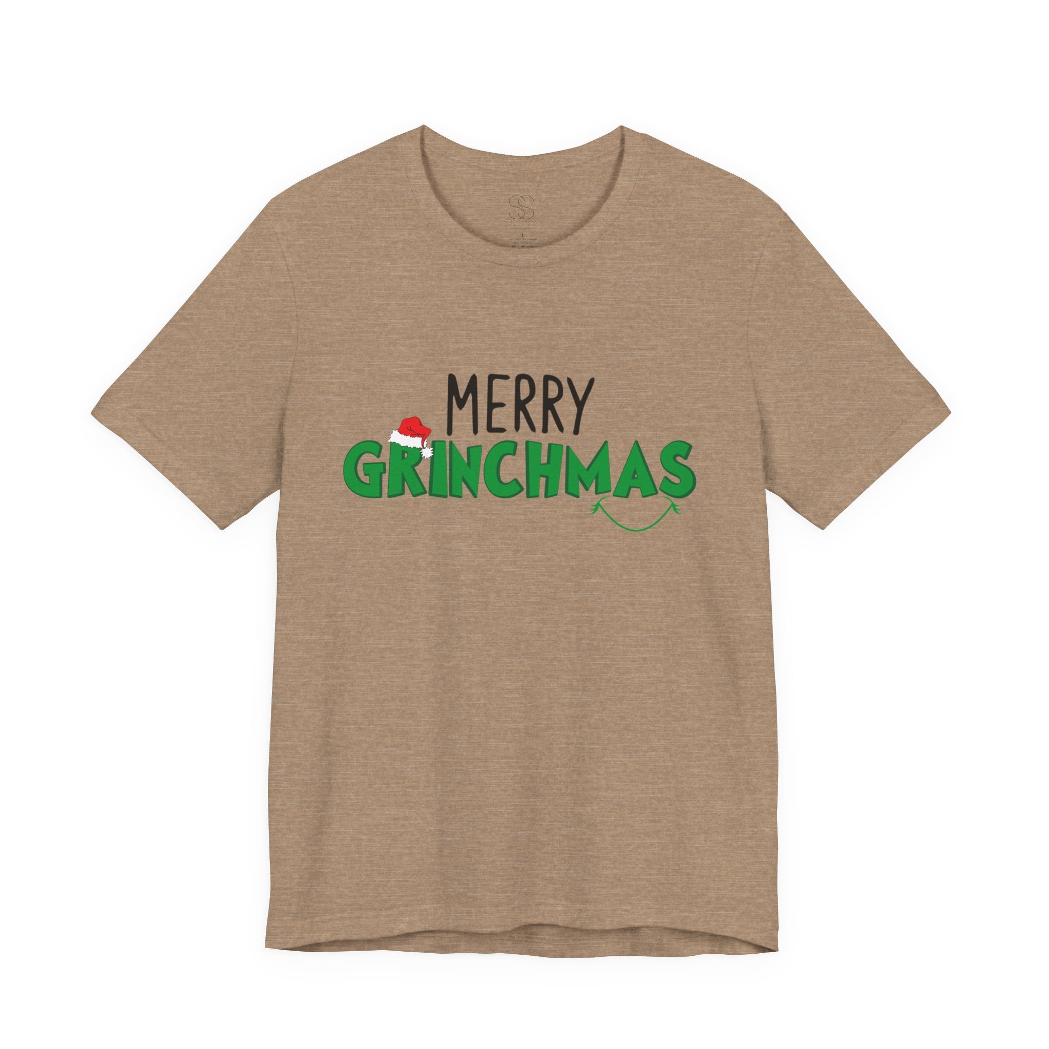 Merry Grinchmas Tee - Unisex Short Sleeve Christmas Shirt