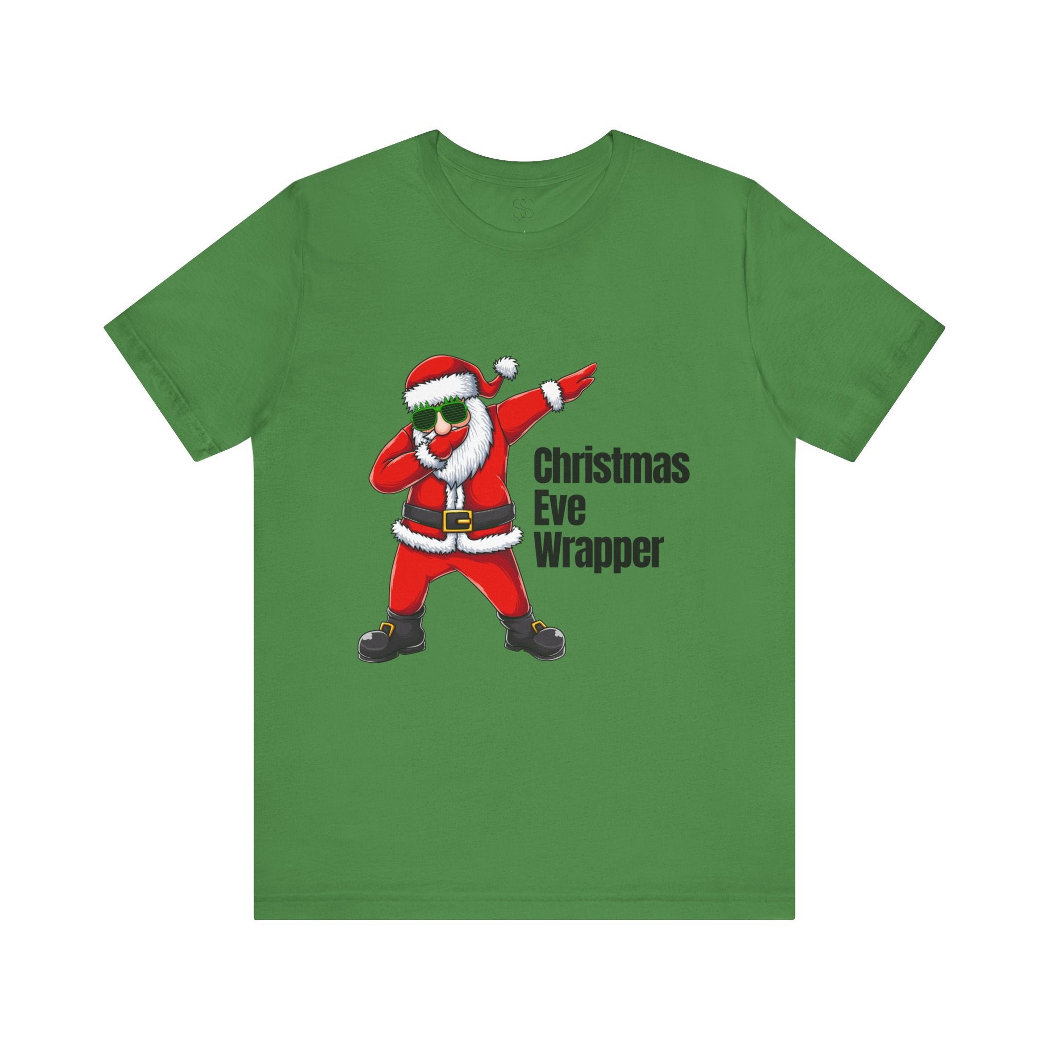 Christmas Eve Wrapper T-Shirt — Dabbing Santa Holiday Tee