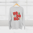 Ho Ho Ho Christmas Sweatshirt — Festive Elf & Reindeer Holiday Crewneck
