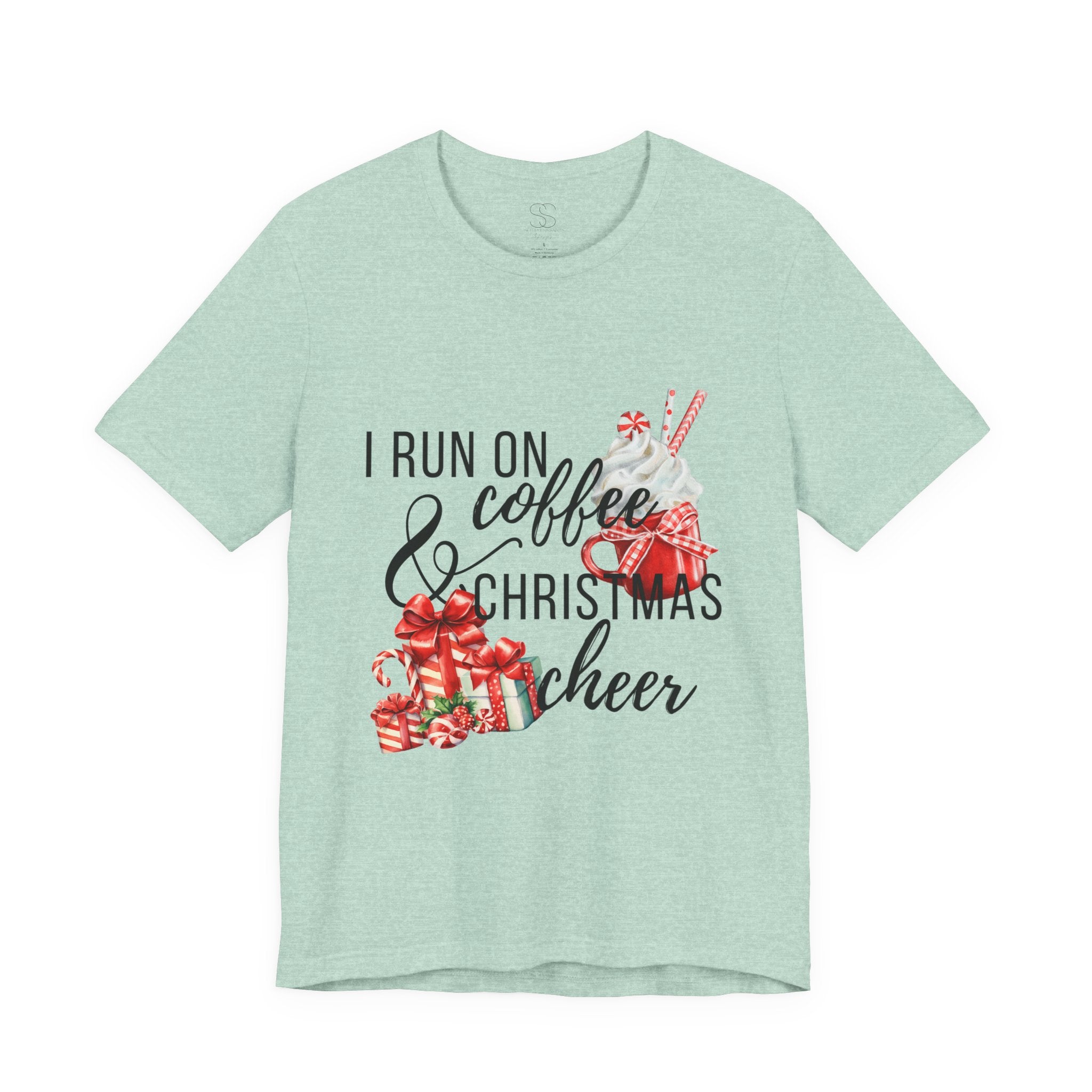 I Run on Coffee & Christmas Cheer Tee