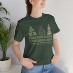 Tree Tops Glisten & Children Listen Holiday Graphic T-Shirt