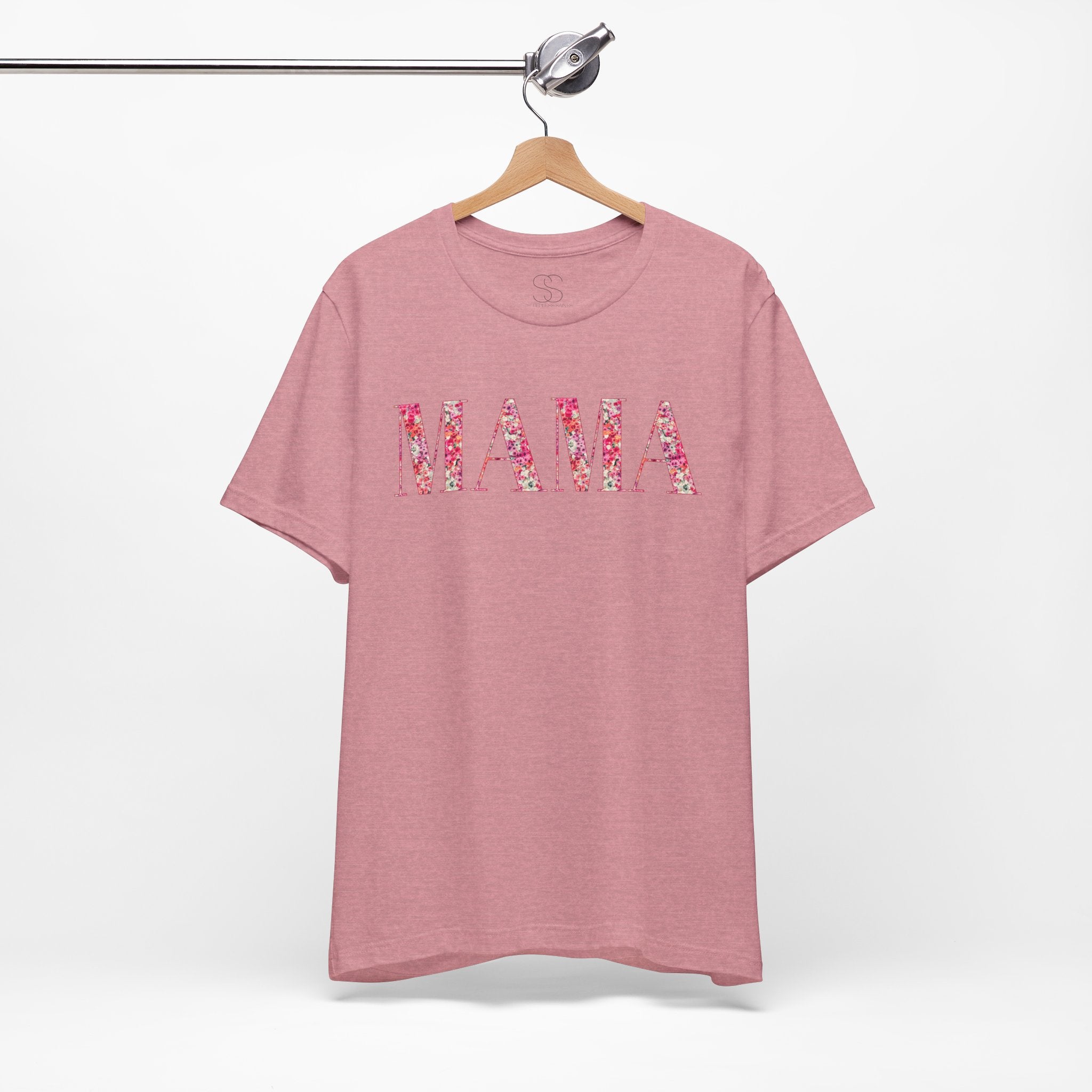 Mama Floral Tee — Women's Mother's Day Cotton T‑Shirt