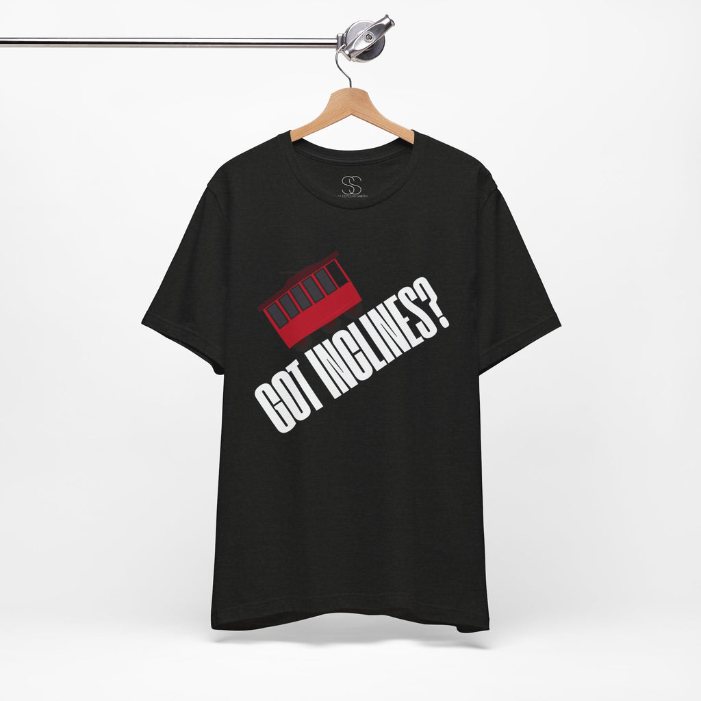 Cable Car 'Got Inclines?' Graphic Tee — Pittsburgh Steel Streetcar Shirt