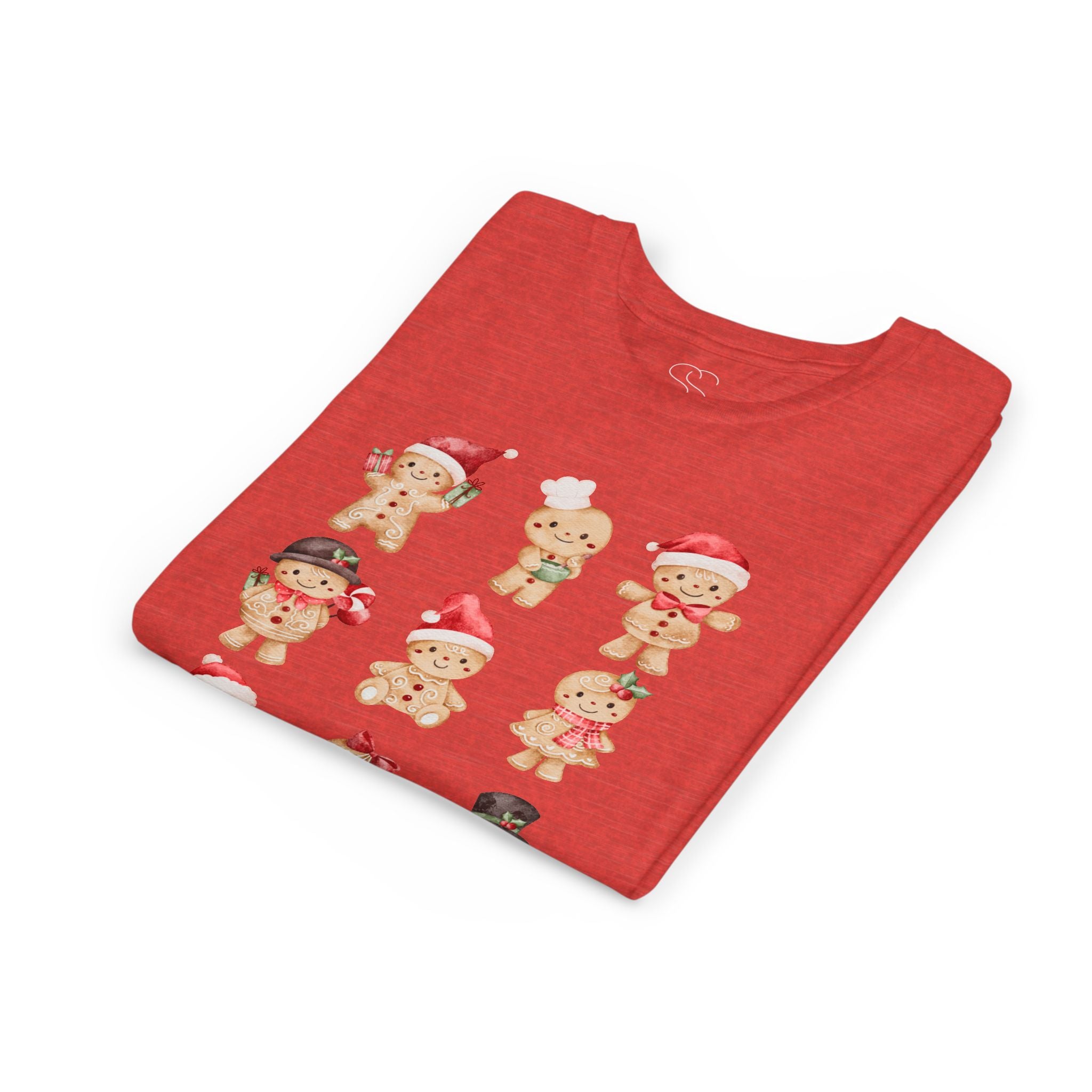 Kids Gingerbread Friends Holiday Tee