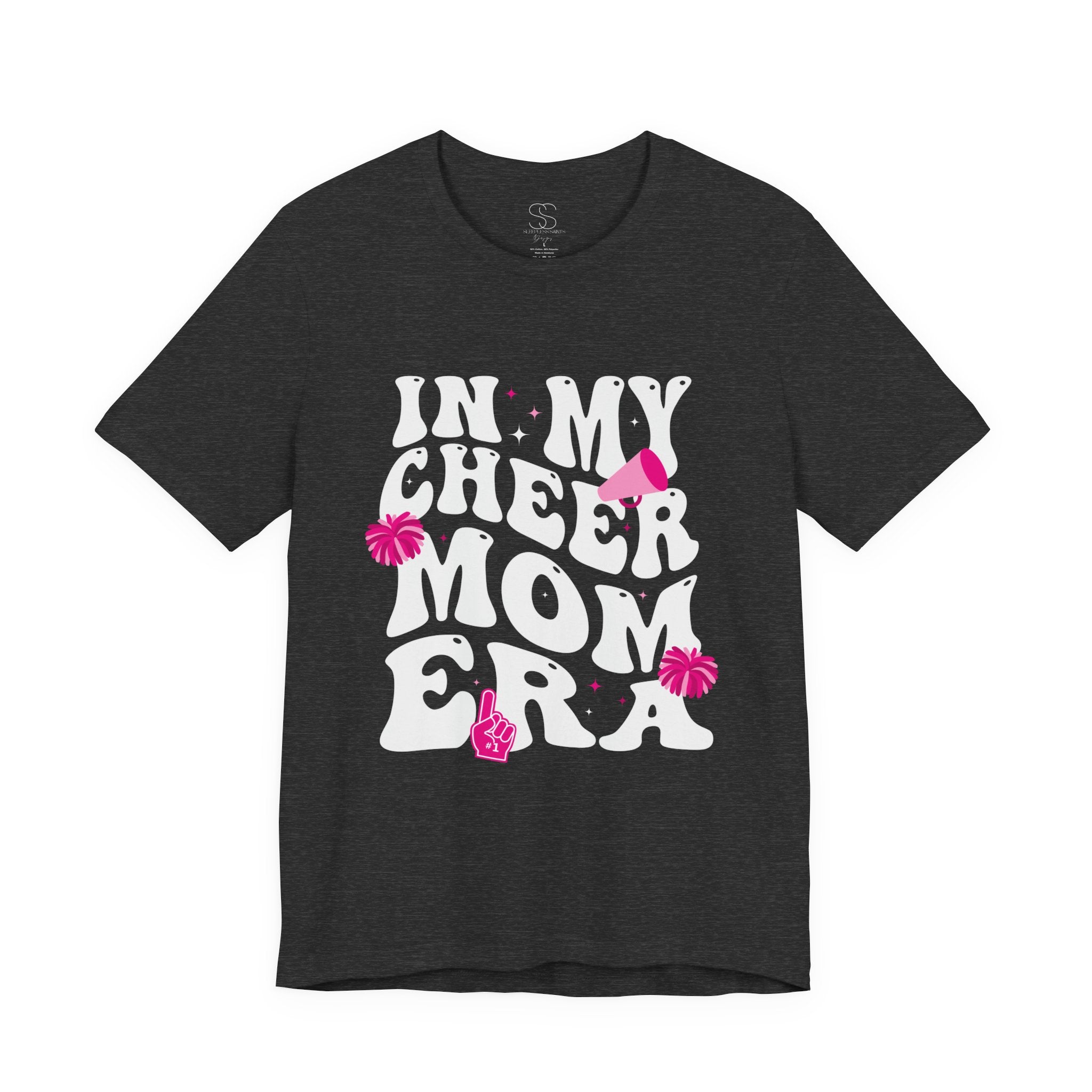 Cheer Mom Era T-Shirt – "In My Cheer Mom Era" Pom-Pom Tee