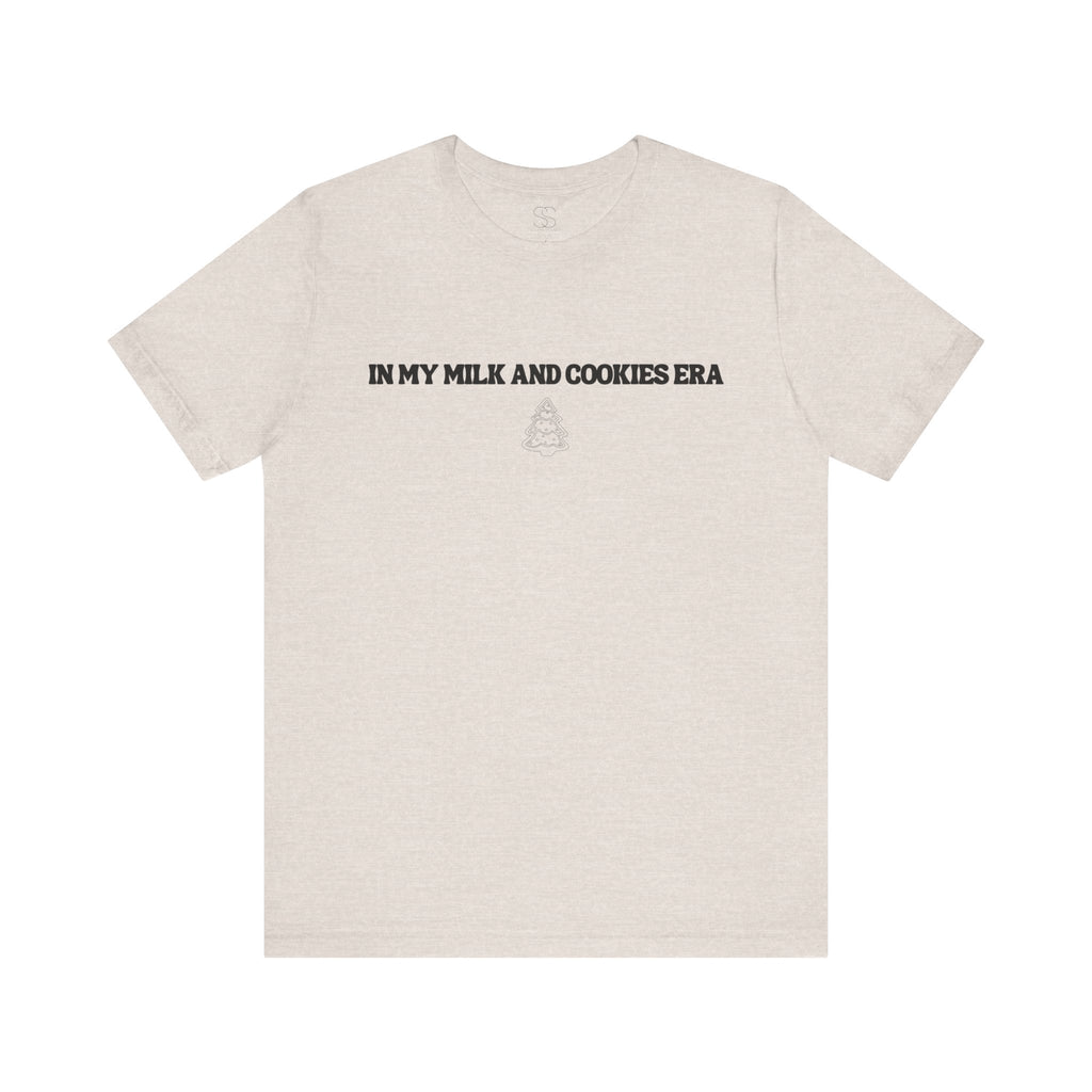 In My Milk and Cookie Era Embroidered Tee